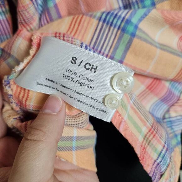 Eddie Bauer Plaid Button Up Shirt - Picture 5 of 7